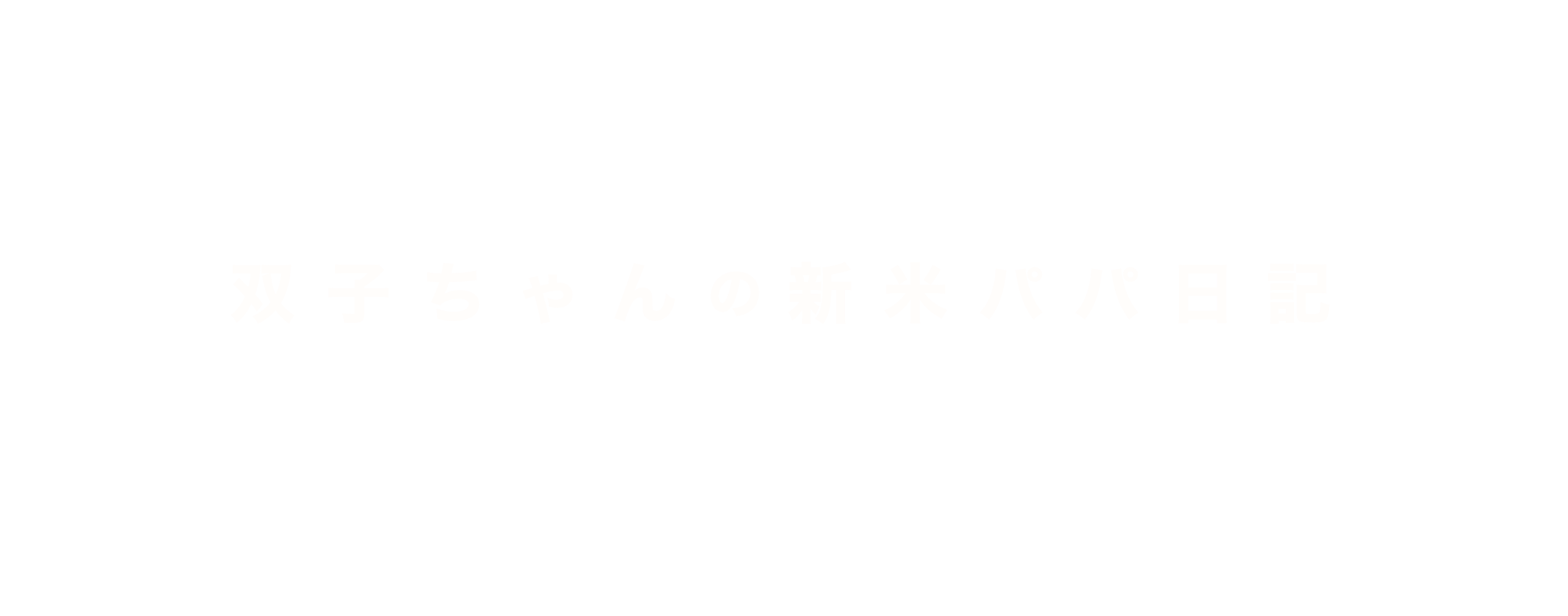 双子ちゃんの新米パパ日記